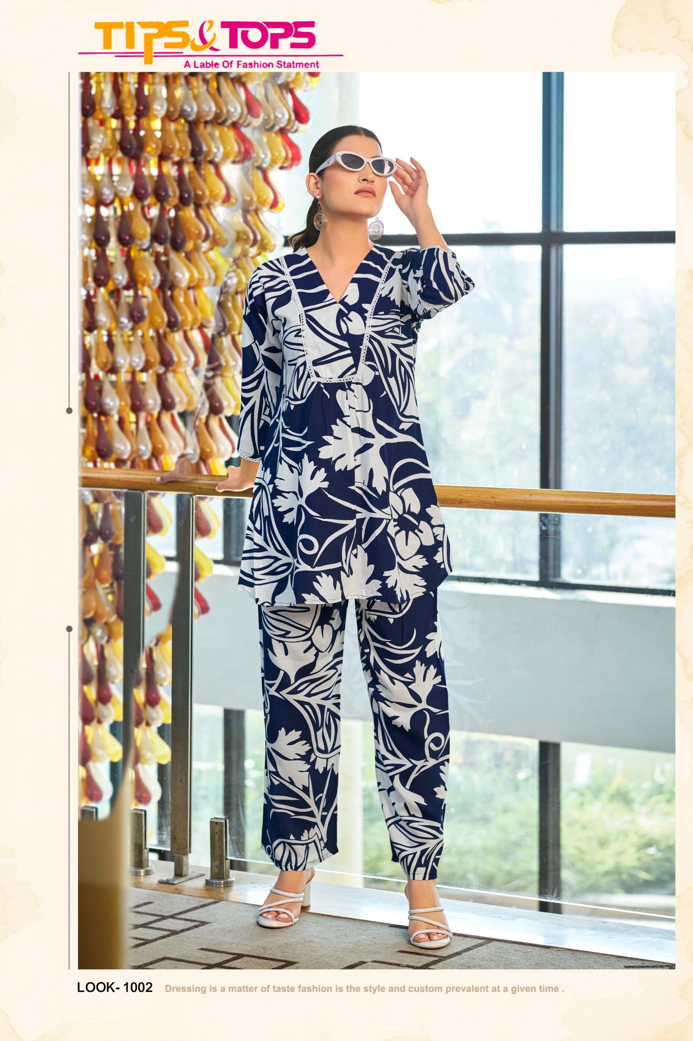 Tips & Tops Viona Catalog womens ethnic co ord set