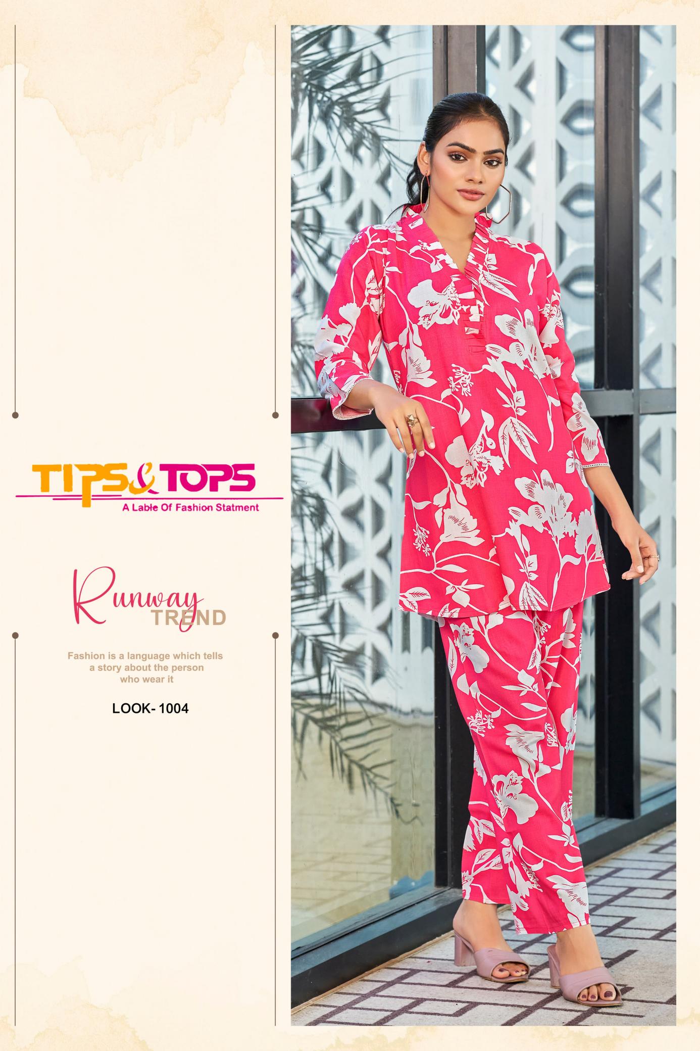 Tips & Tops Viona Catalog womens ethnic co ord set