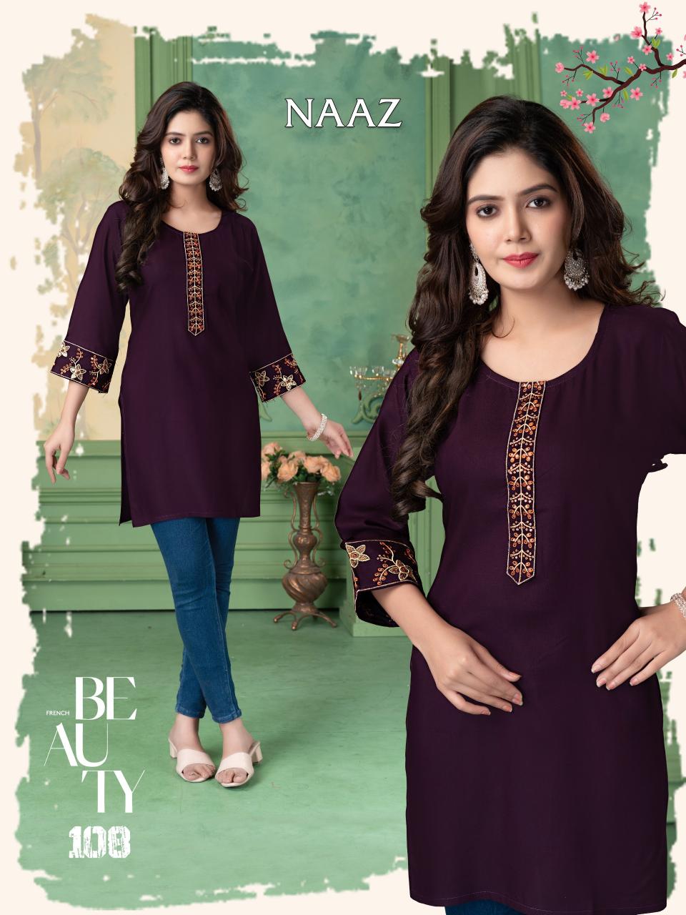 Trendy Naaz catalog wholesale kurti manufacturers with my brand name