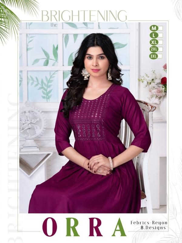 Trendy Orra Catalog kurtis manufacturer wholesaler mumbai