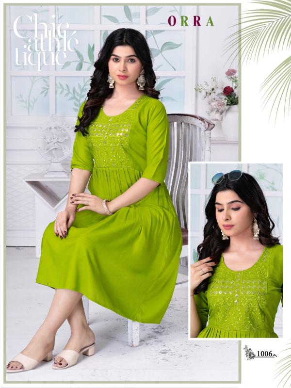 Trendy Orra Catalog kurtis manufacturer wholesaler mumbai