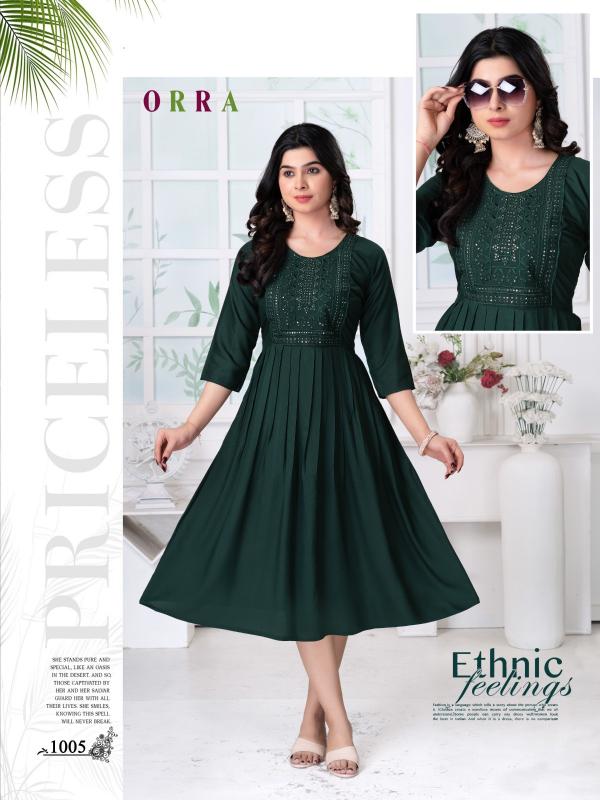 Trendy Orra Catalog kurtis manufacturer wholesaler mumbai