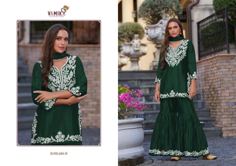 Vamika Anamika Vol 1 (D.NO.4201A To 4201E) Catalog wholesale catalogue salwar kameez