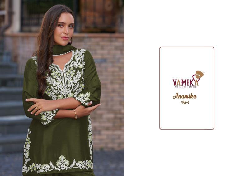 Vamika Anamika Vol 1 (D.NO.4201A To 4201E) Catalog wholesale catalogue salwar kameez
