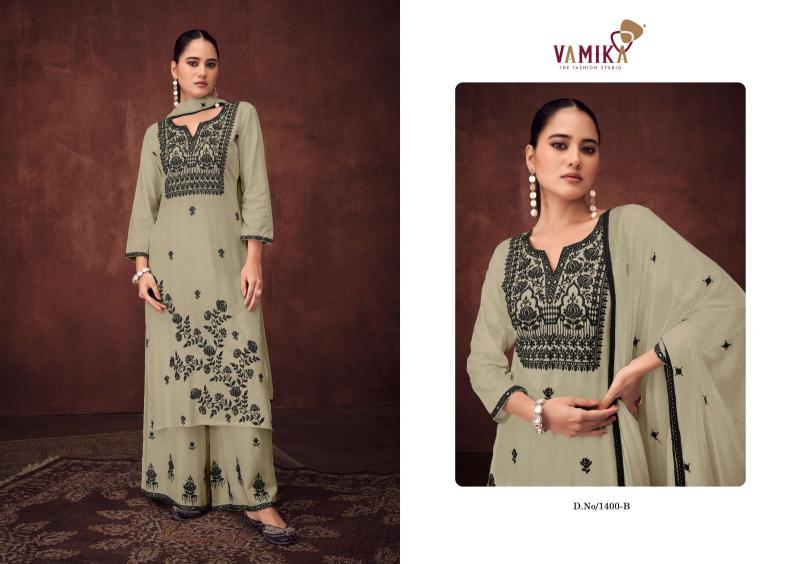 Vamika Mulbeery Vol 2 (D.NO.1400A to 1400E) Catalog wholesale salwar kameez uk