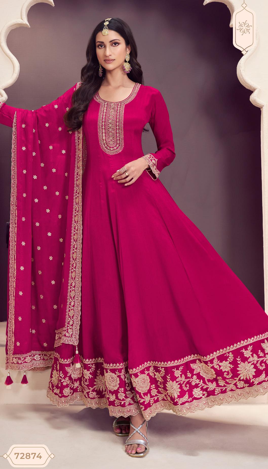 Vinay Kuleesh Blaze Catalog Chinon Designer salwar wholesale