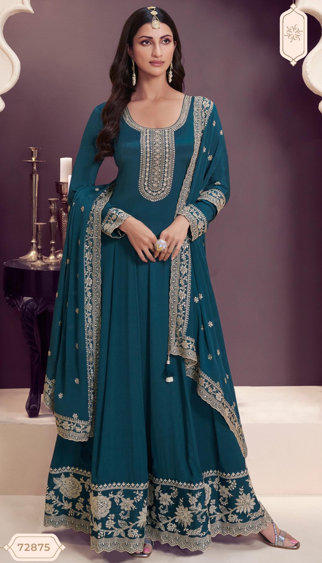 Vinay Kuleesh Blaze Catalog Chinon Designer salwar wholesale