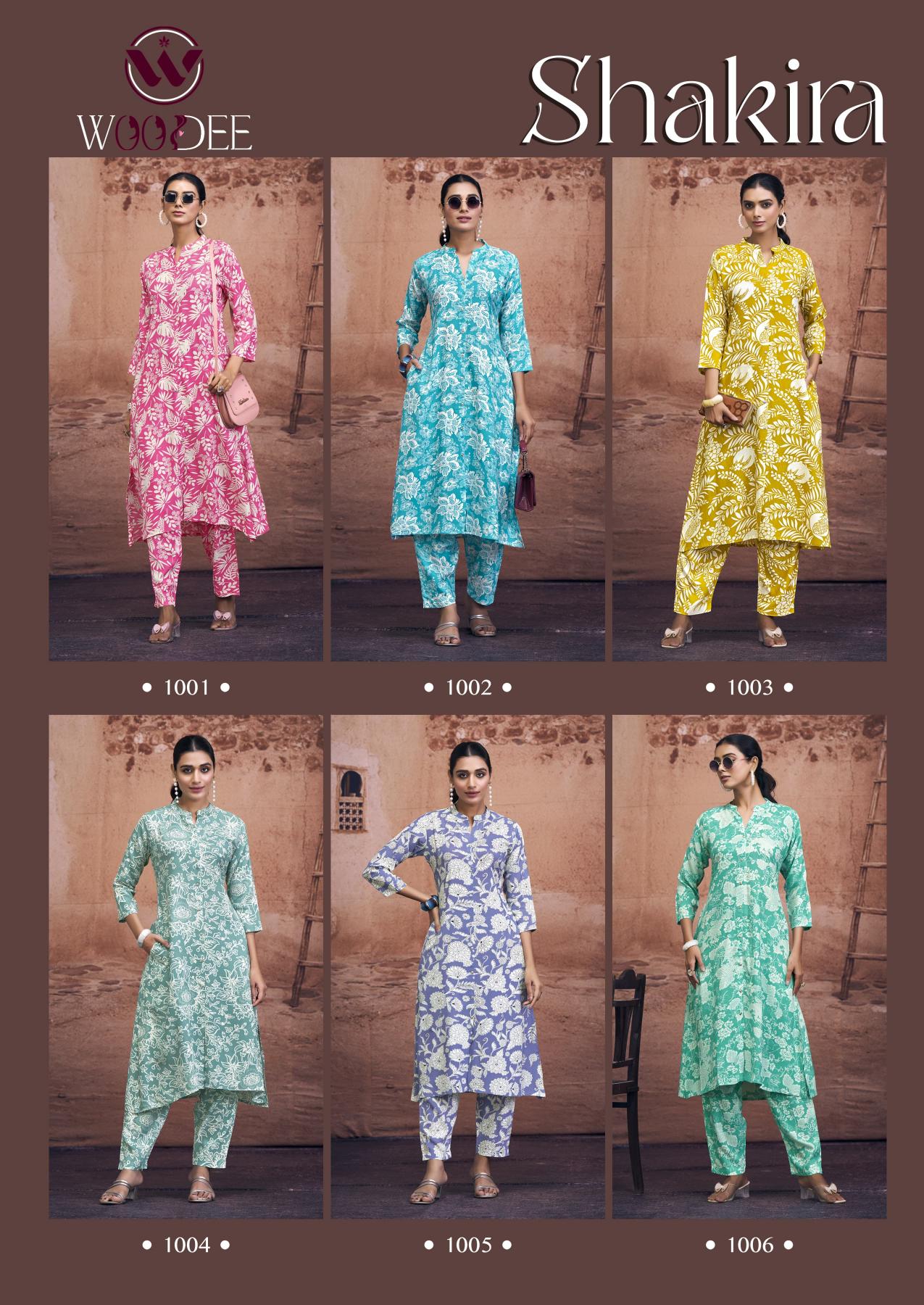Woodee Shakira Catalog Co Ord Set wholesaler in mumbai 