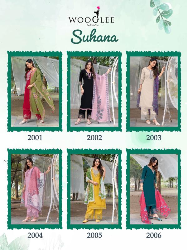 Wooglee Suhana catalog kurtis wholesale market