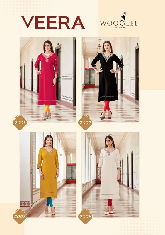 Wooglee Veera Catalog kalakruthi kurtis catalogue