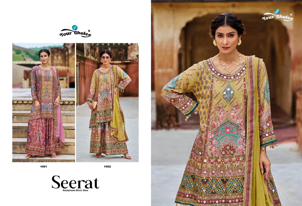 Your choice Seerat catalog salwar suit patterns to stitch