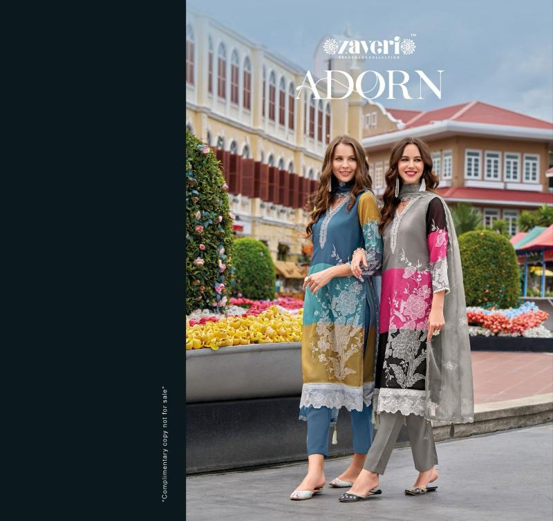 Zaveri Adorn Catalog readymade salwar kameez wholesale