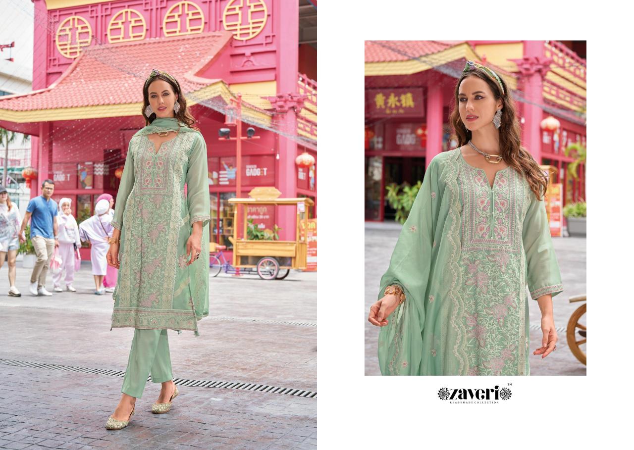 Zaveri Alvina Catalog readymade salwar kameez wholesale in surat