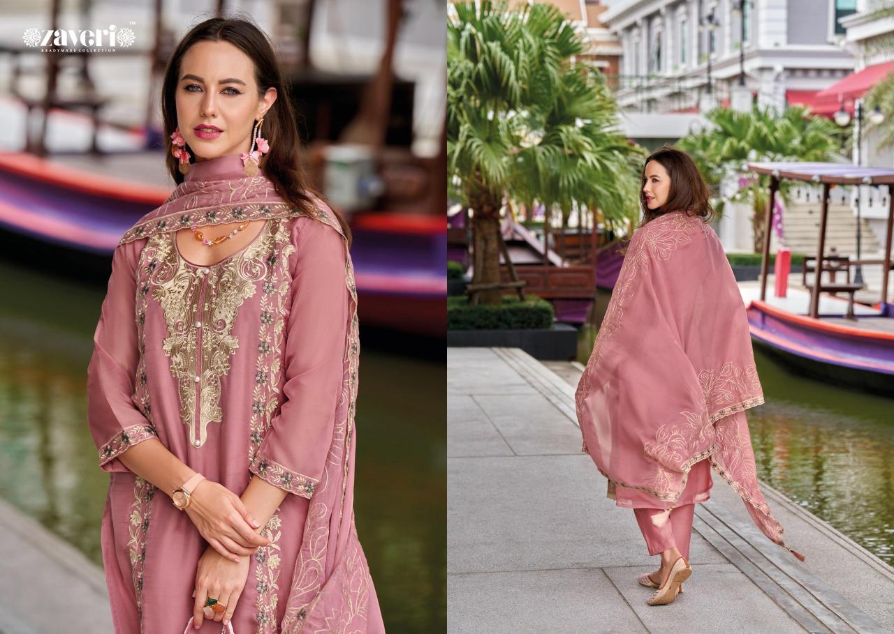 Zaveri Riona Catalog ready made salwar kameez wholesale
