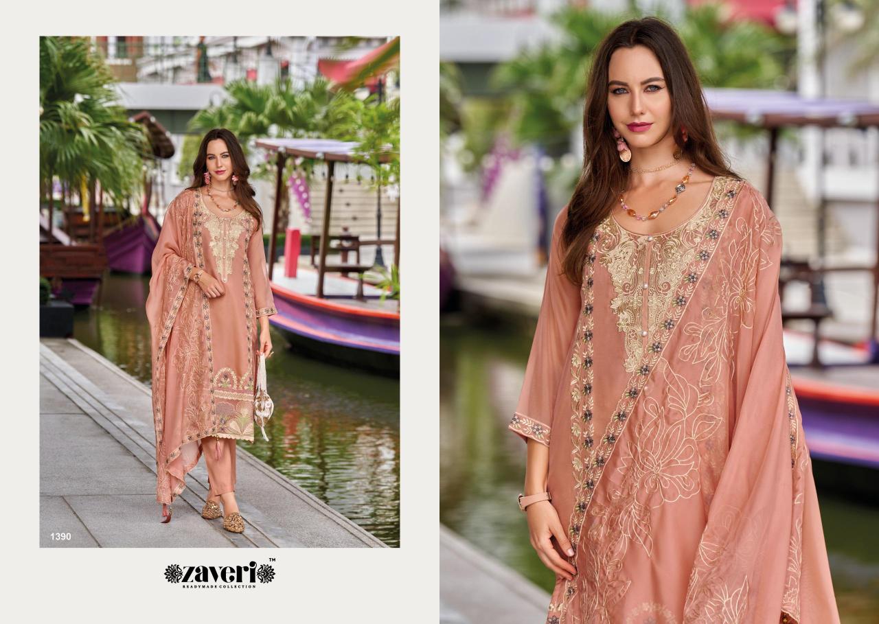 Zaveri Riona Catalog ready made salwar kameez wholesale