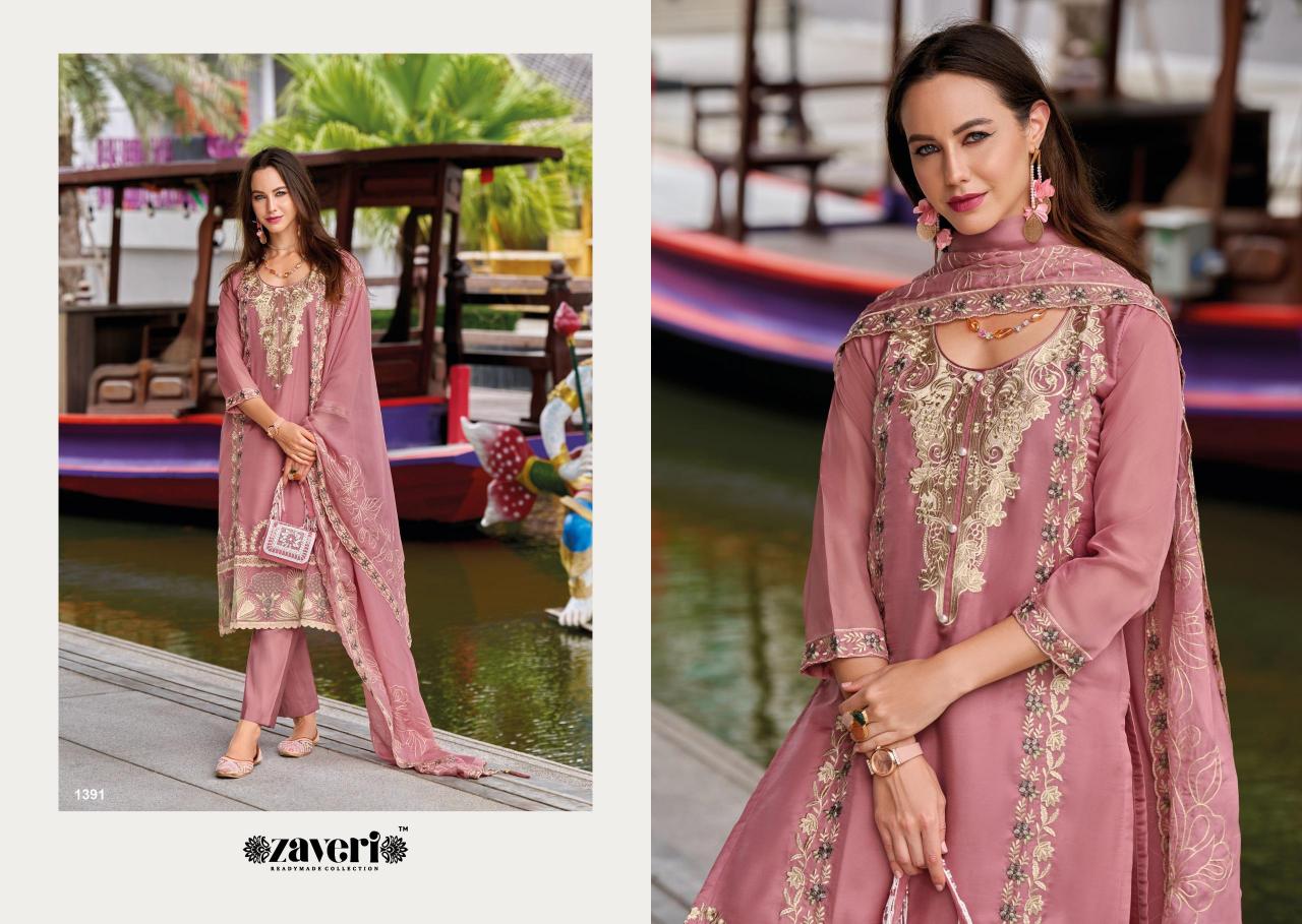 Zaveri Riona Catalog ready made salwar kameez wholesale