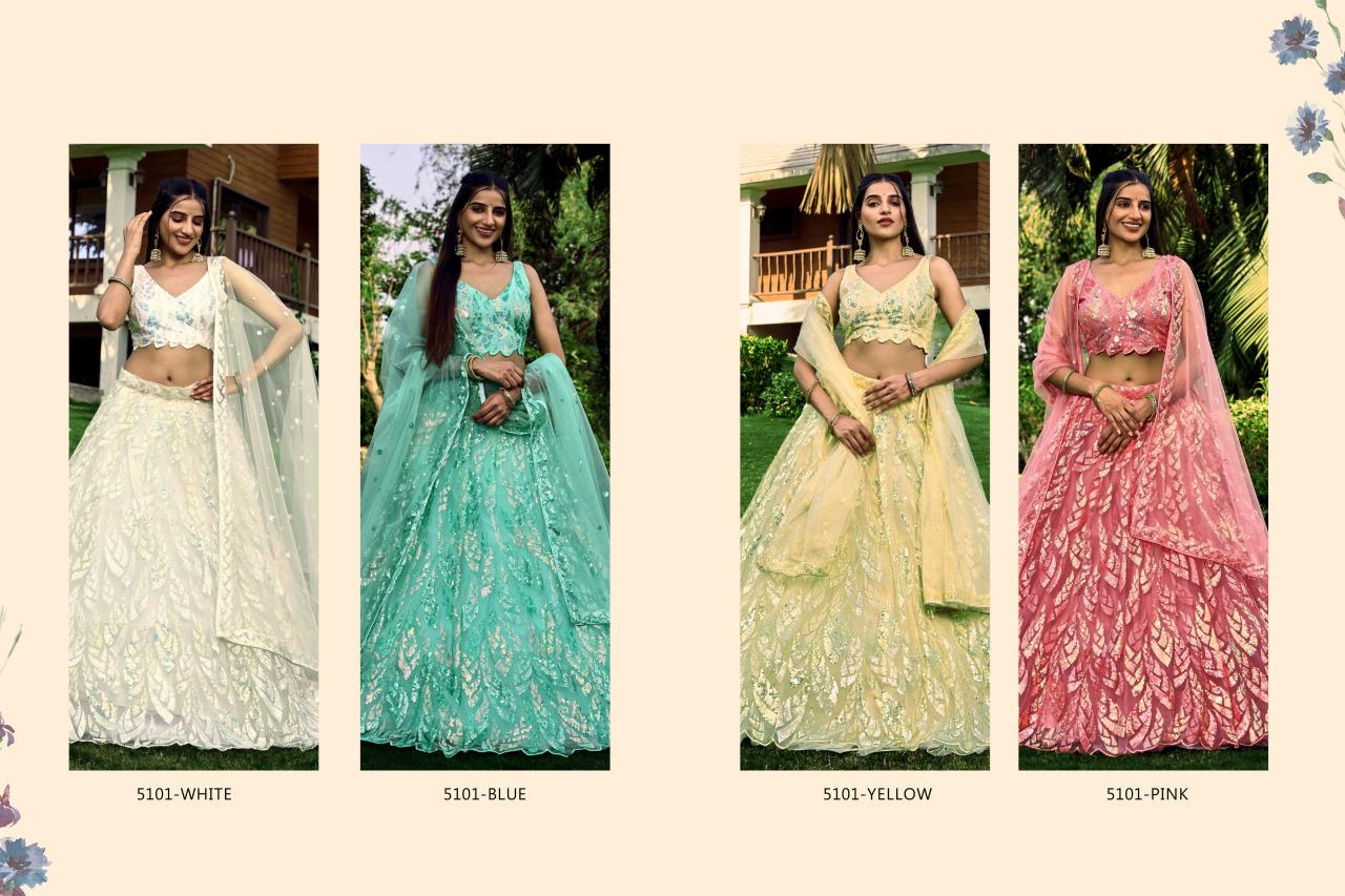 Zeel Clothing Meera Catalog lehenga choli wholesalers surat surat gujarat