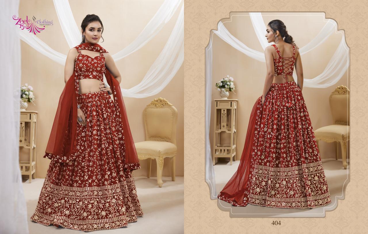 Zeel Clothing Ruhana Vol 1 Catalog wholesale lehenga online