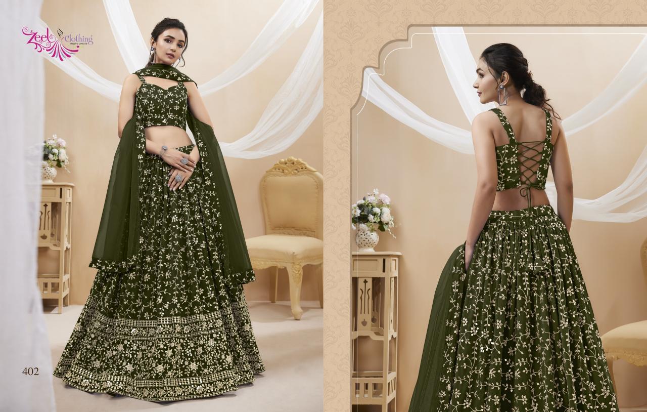 Zeel Clothing Ruhana Vol 1 Catalog wholesale lehenga online