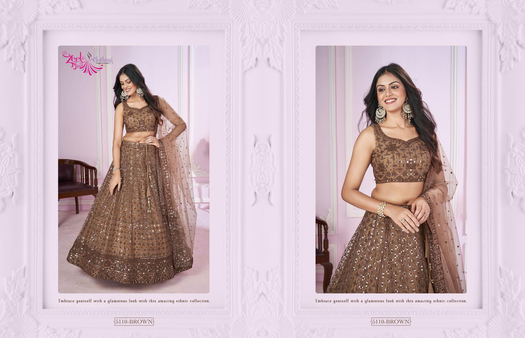 Zeel Clothing Vamika Catalog wholesale lehenga shop