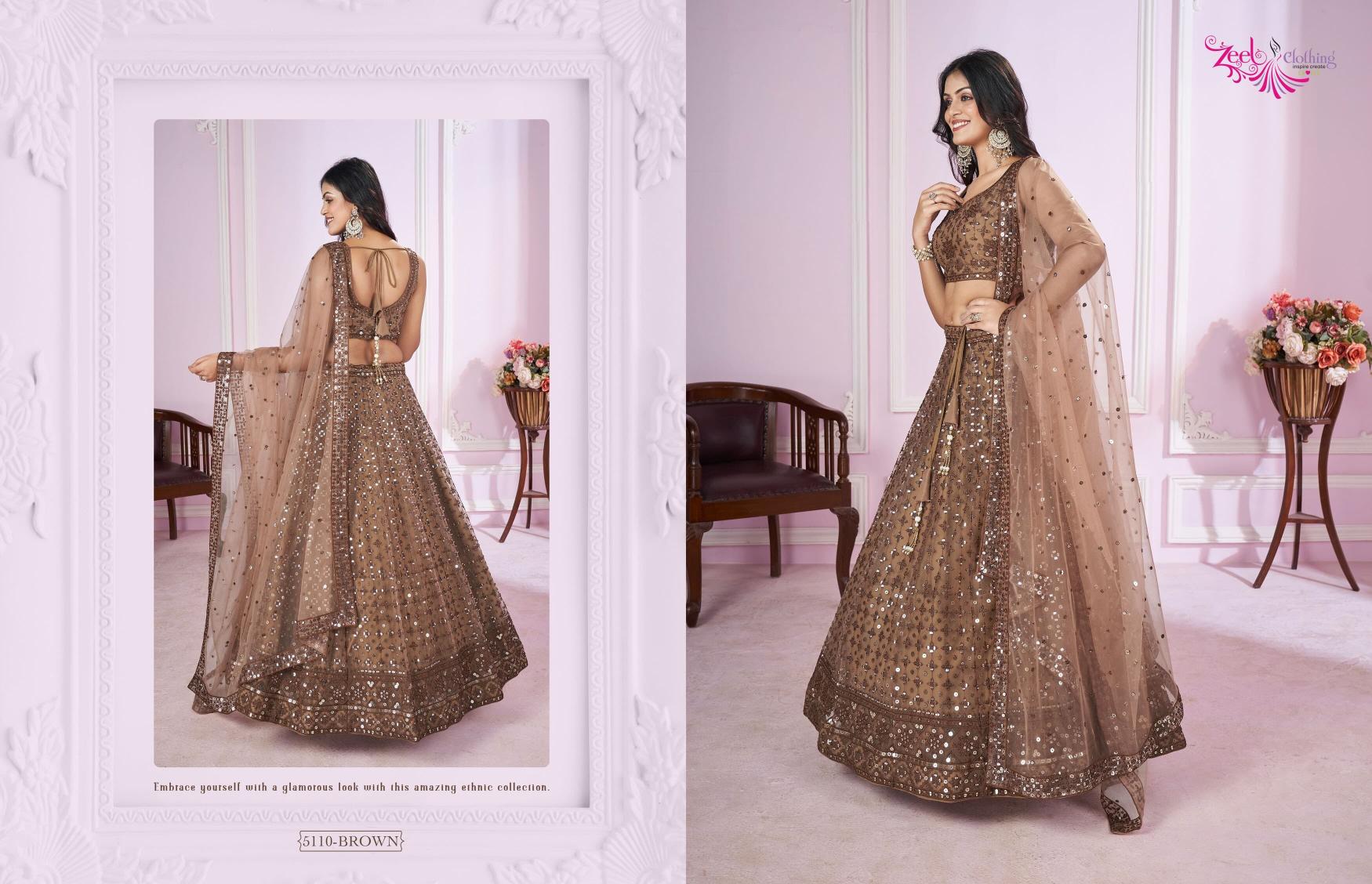 Zeel Clothing Vamika Catalog wholesale lehenga shop