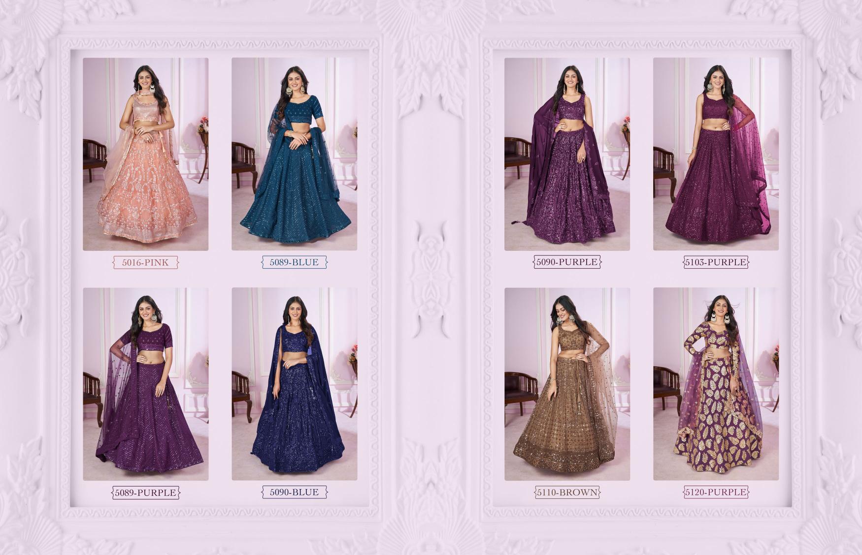 Zeel Clothing Vamika Catalog wholesale lehenga shop