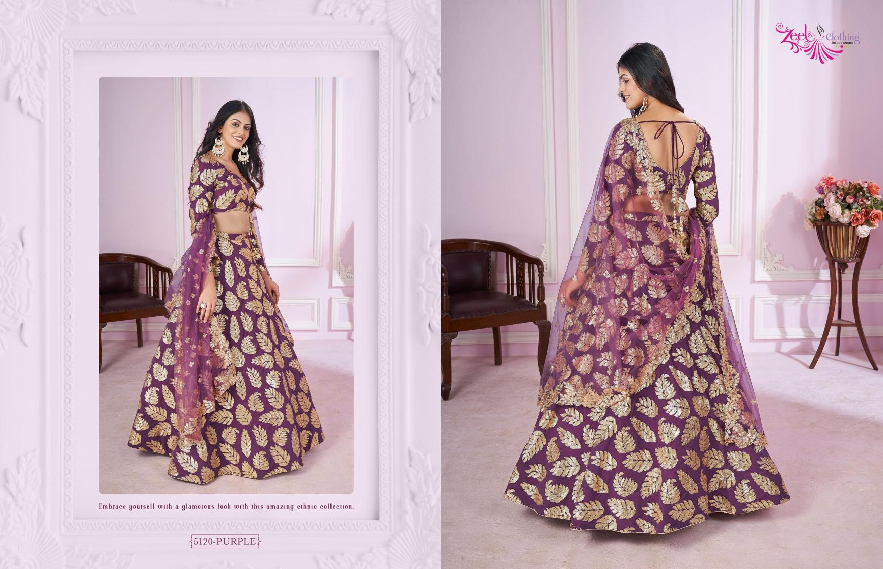 Zeel Clothing Vamika Catalog wholesale lehenga shop