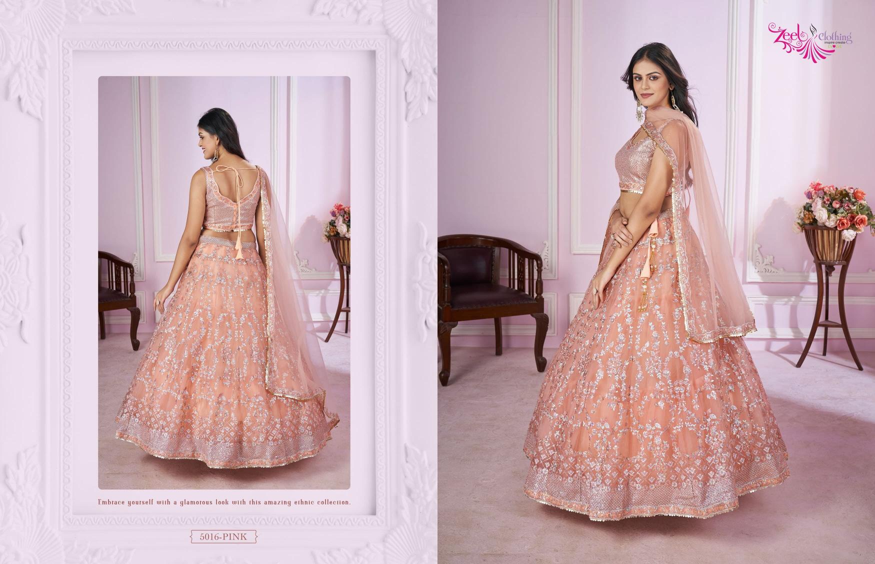 Zeel Clothing Vamika Catalog wholesale lehenga shop