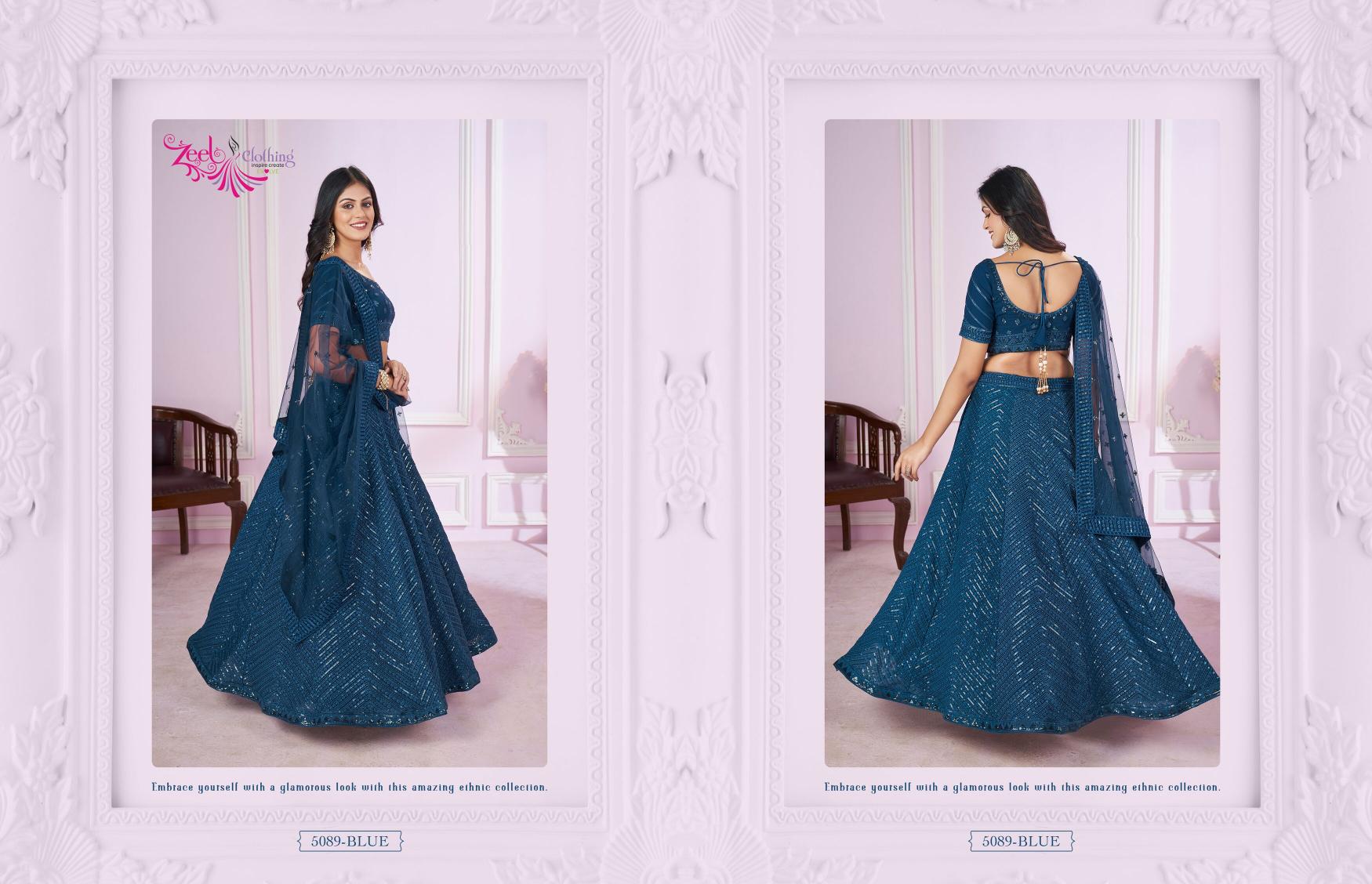 Zeel Clothing Vamika Catalog wholesale lehenga shop