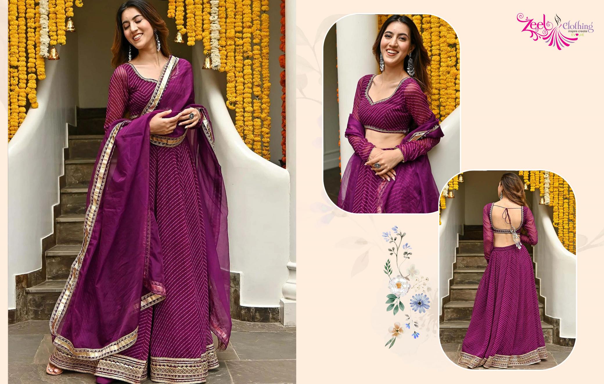 Zeel Clothing Volume 22 Catalog wholesale lehenga shop in ludhiana