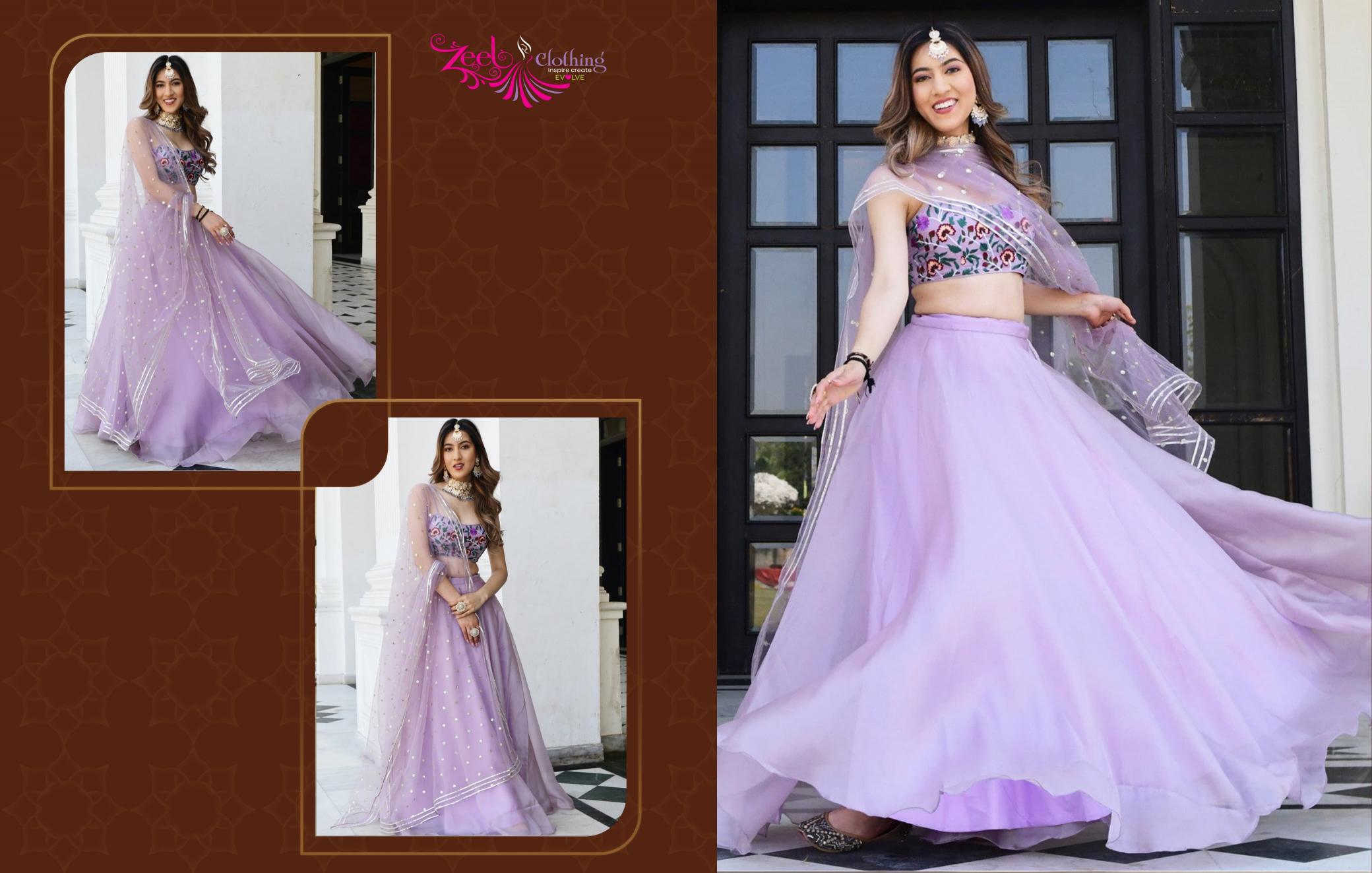 Zeel Clothing Volume 23 Catalog wholesale lehenga surat