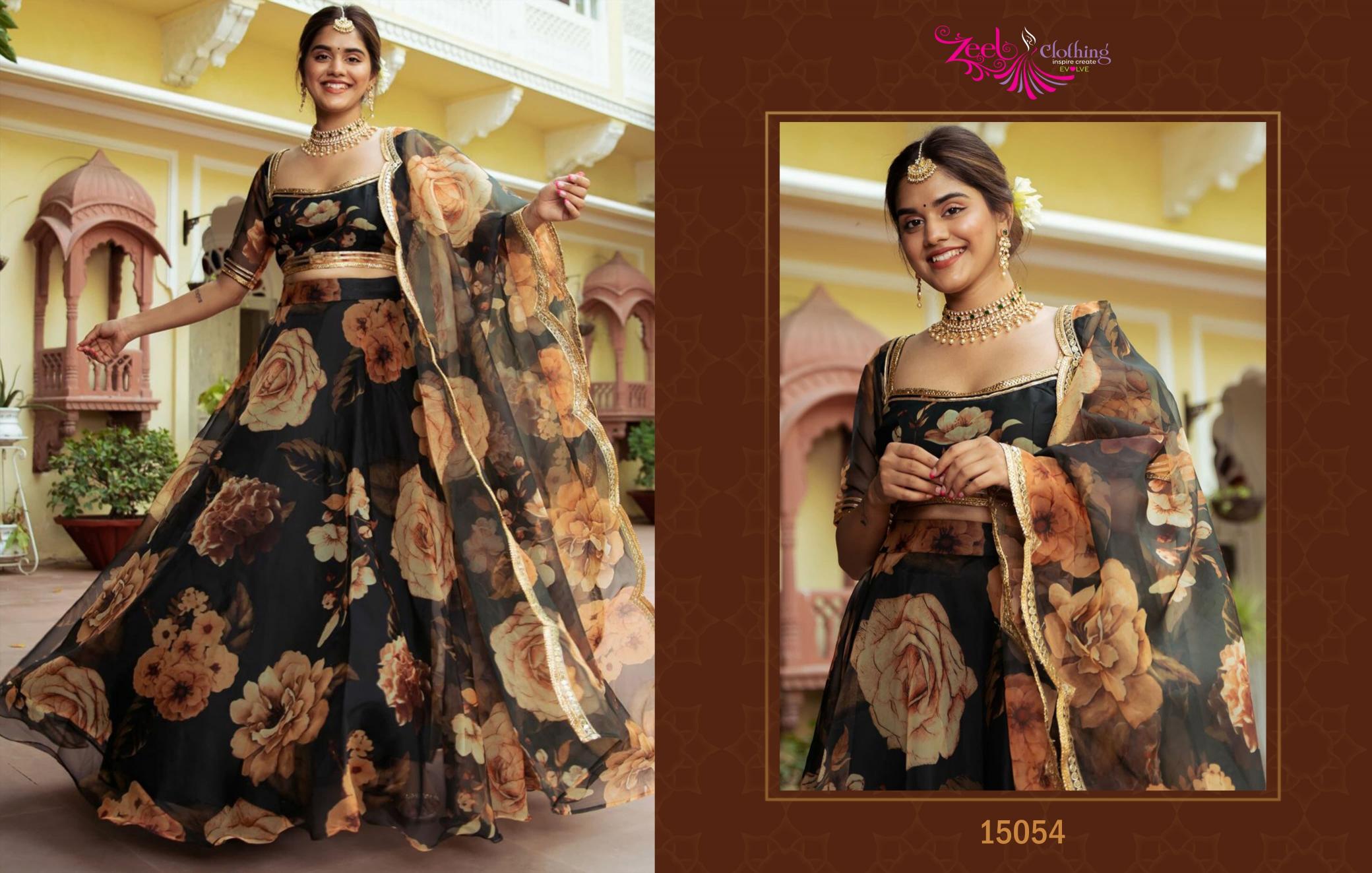 Zeel Clothing Volume 23 Catalog wholesale lehenga surat