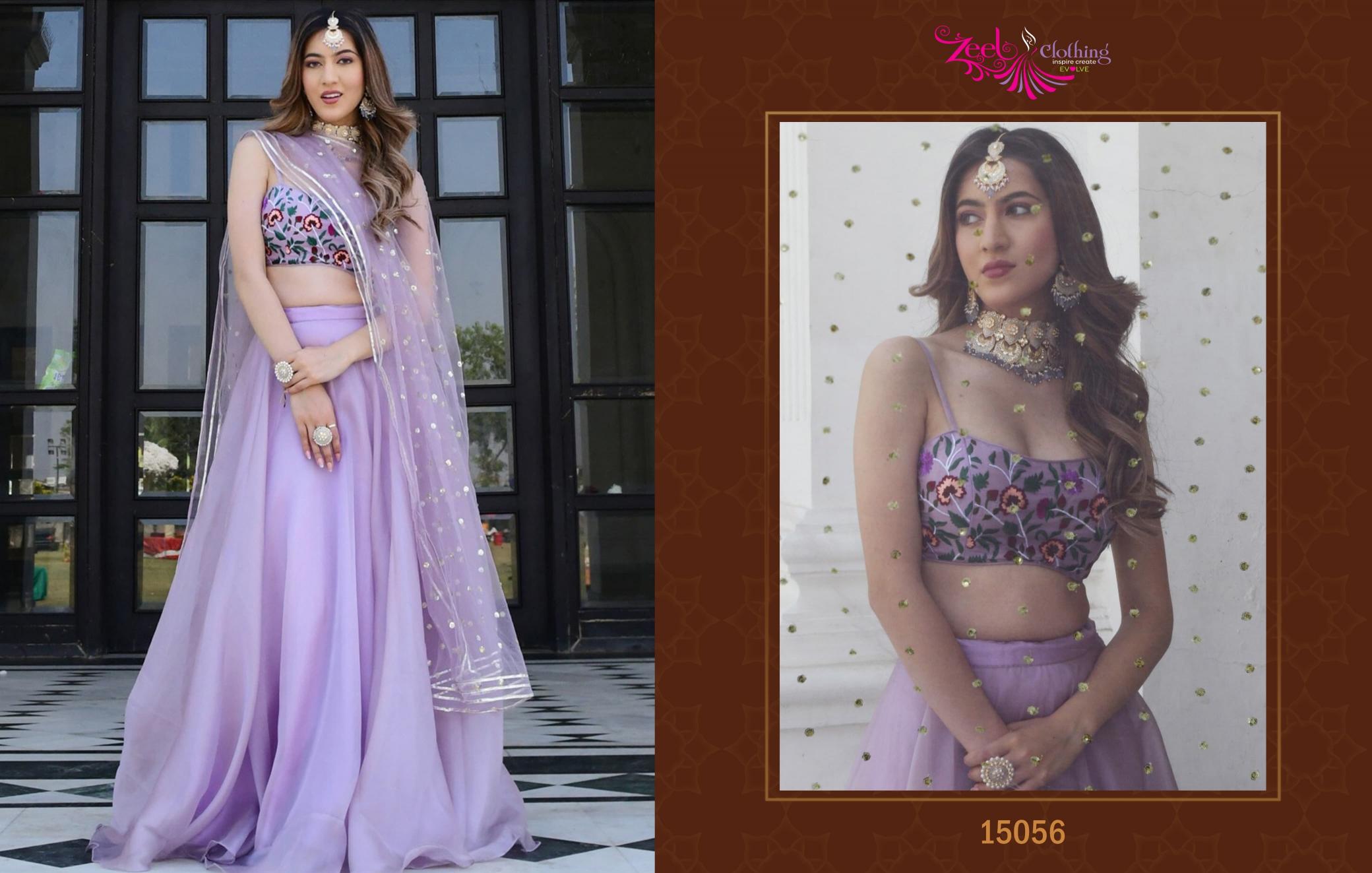 Zeel Clothing Volume 23 Catalog wholesale lehenga surat