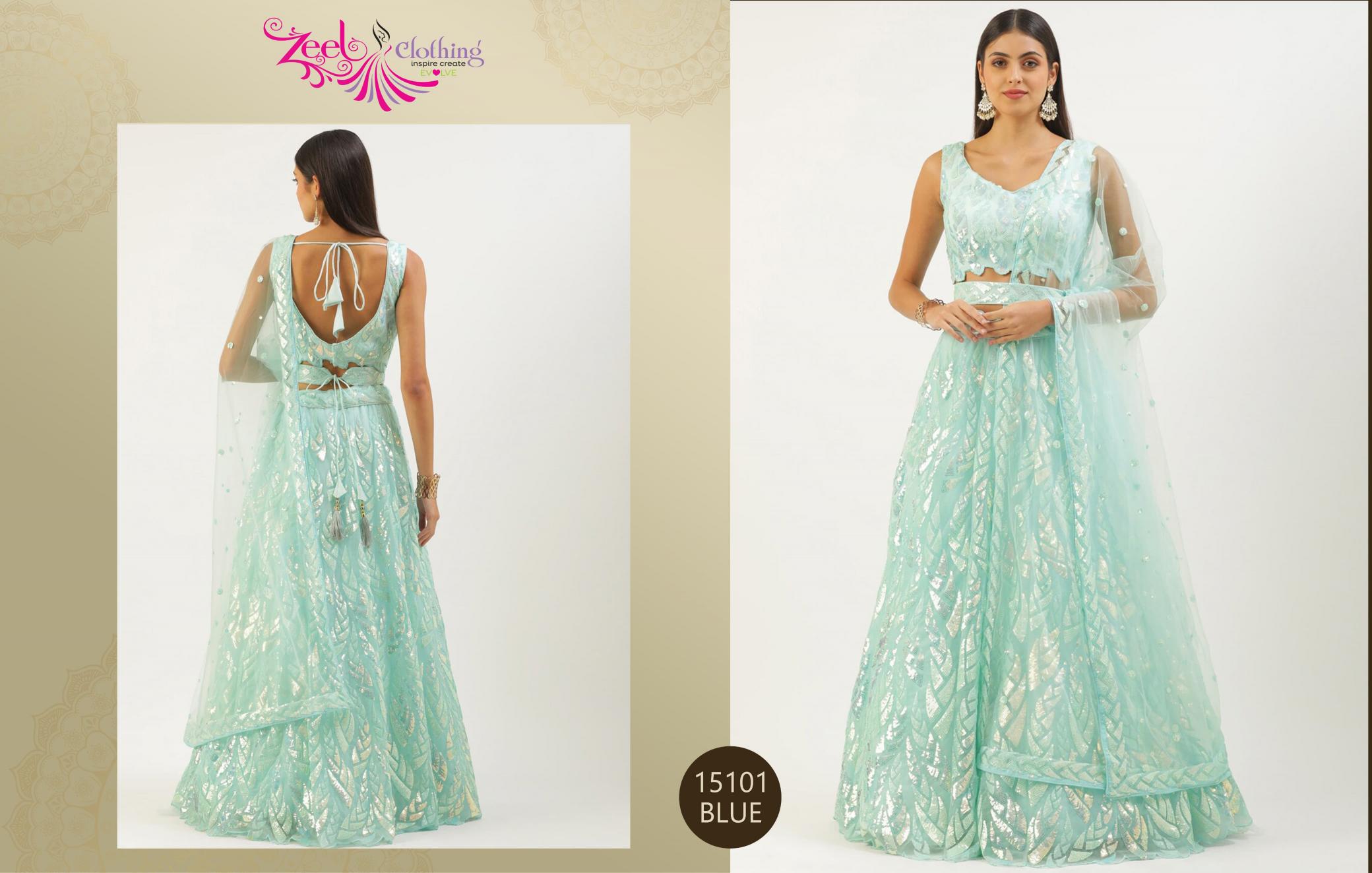 Zeel Clothing Volume 24 Catalog best lehenga wholesaler mumbai