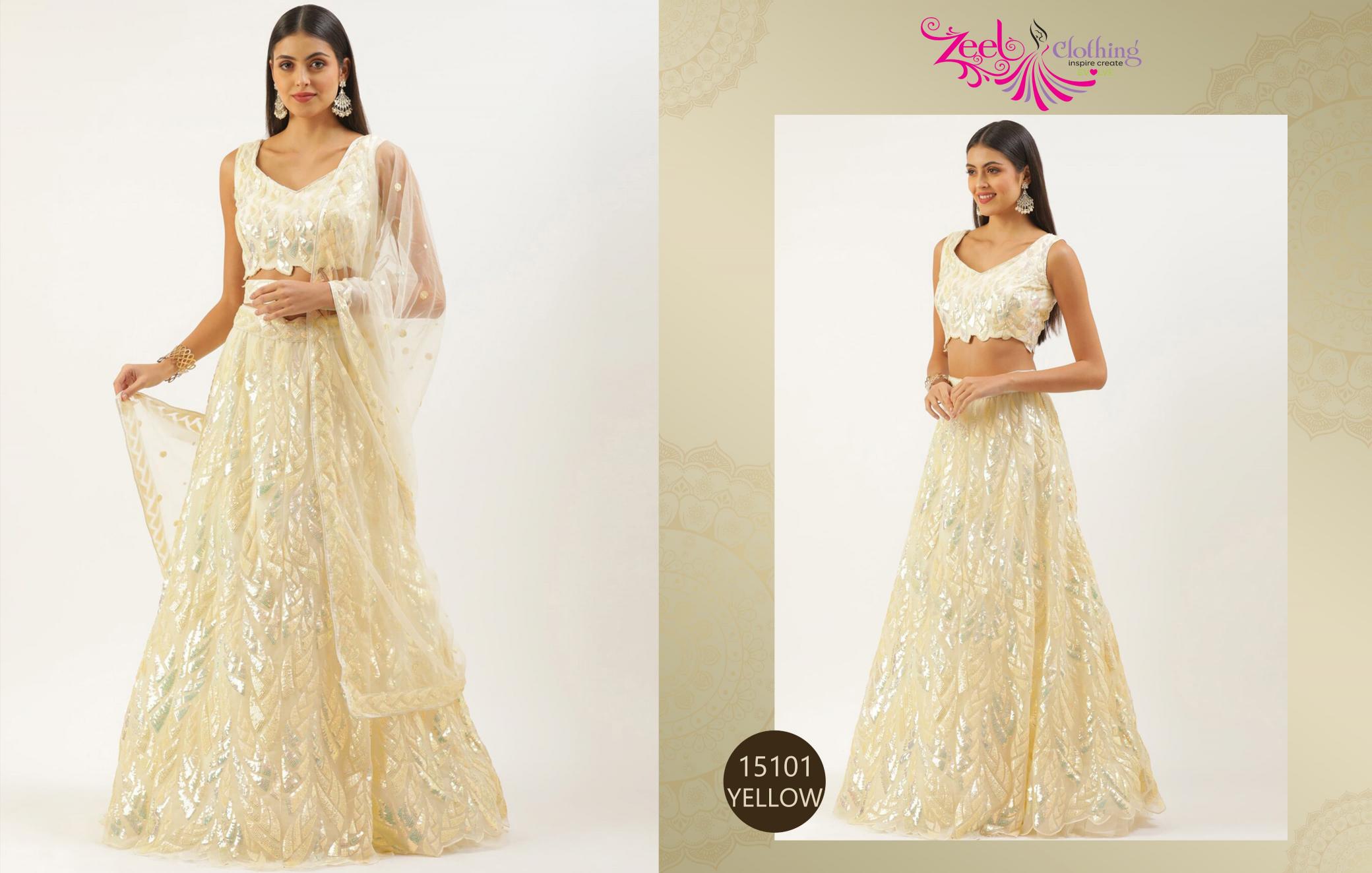 Zeel Clothing Volume 24 Catalog best lehenga wholesaler mumbai