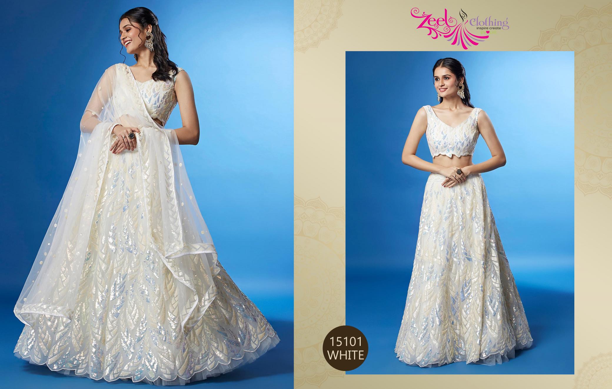 Zeel Clothing Volume 24 Catalog best lehenga wholesaler mumbai