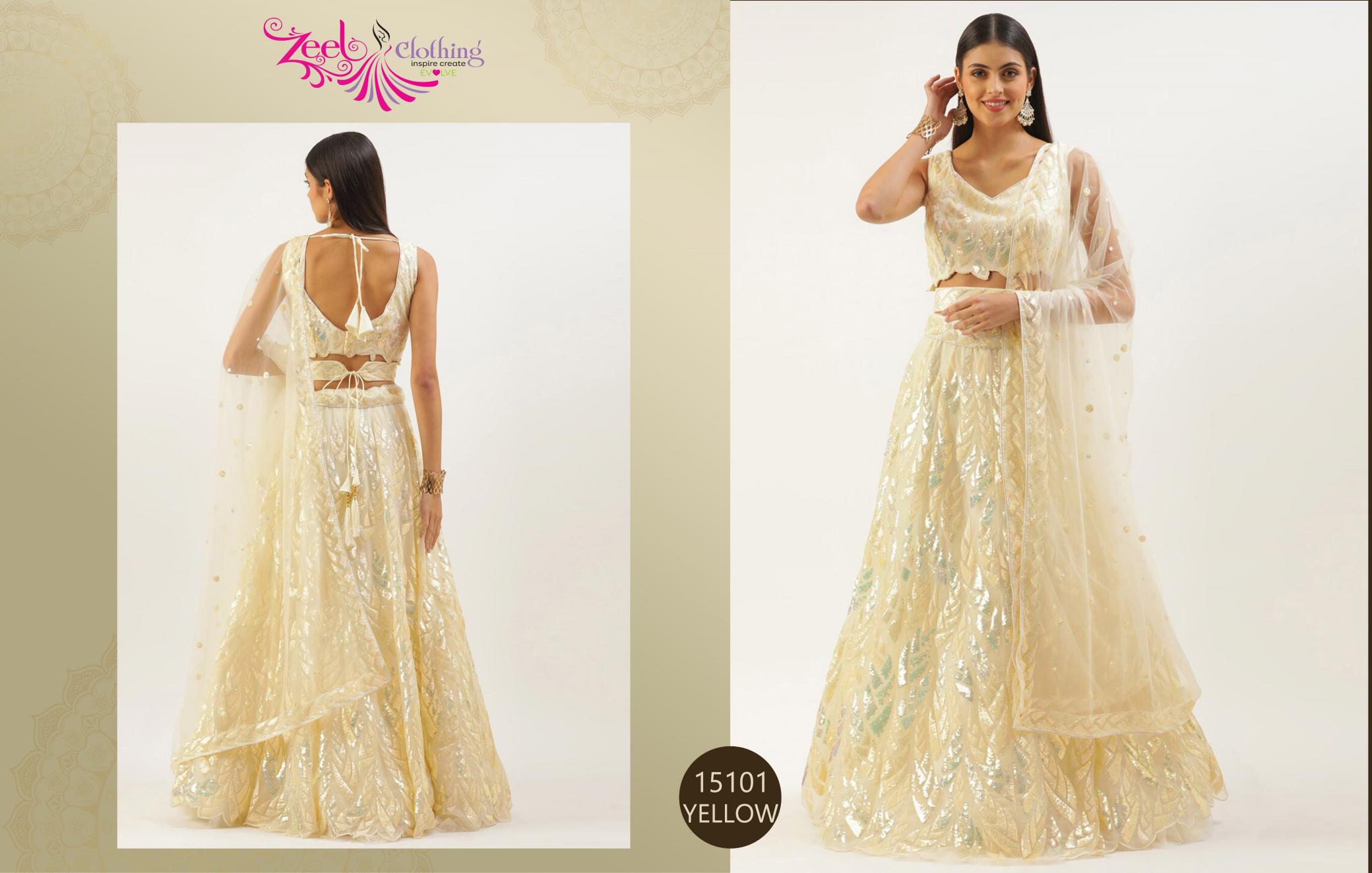 Zeel Clothing Volume 24 Catalog best lehenga wholesaler mumbai
