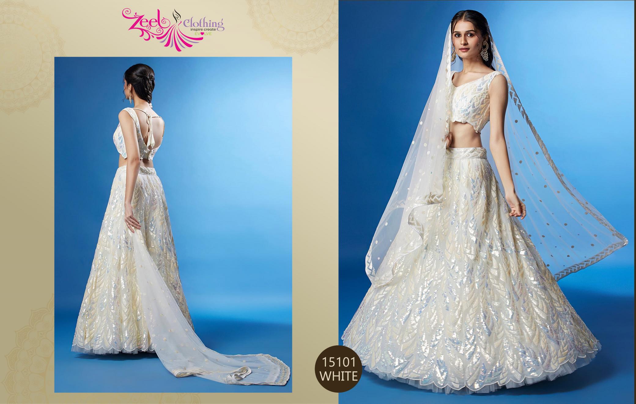 Zeel Clothing Volume 24 Catalog best lehenga wholesaler mumbai