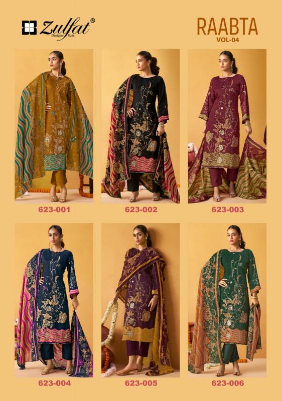Zulfat Raabta Vol 4 Catalog chettinad cotton dress materials wholesale in bangalore