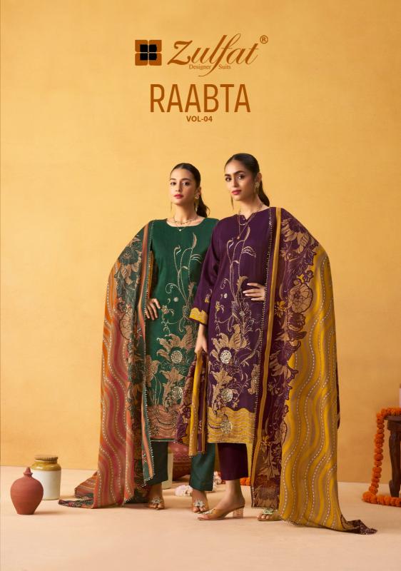 Zulfat Raabta Vol 4 Catalog chettinad cotton dress materials wholesale in bangalore