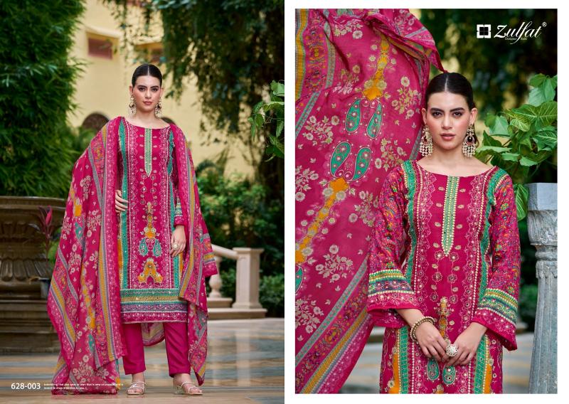 Zulfat Shifaa Catalog wholesale dress material dealer in chennai parrys