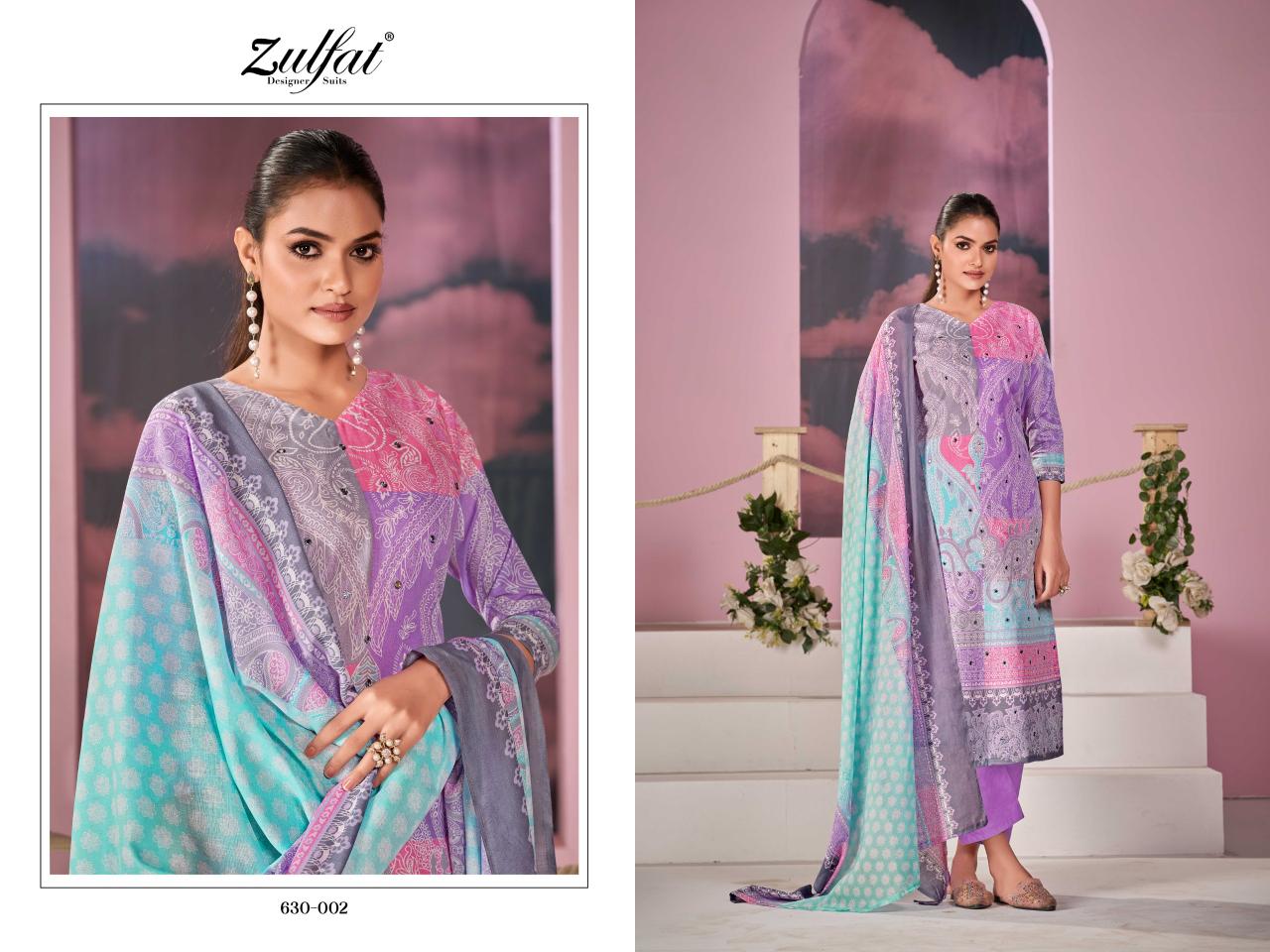 Zulfat Summer Breeze catalog surat wholesale market dress materials in pirce