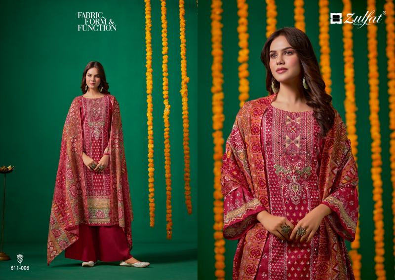 Zulfat Tisha Vol 2 Catalog ladies dress material wholesalers in mumbai