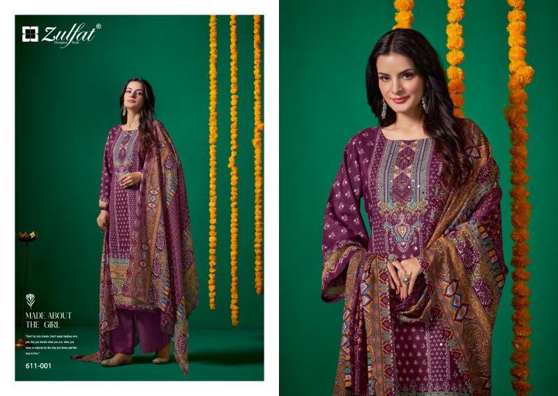 Zulfat Tisha Vol 2 Catalog ladies dress material wholesalers in mumbai