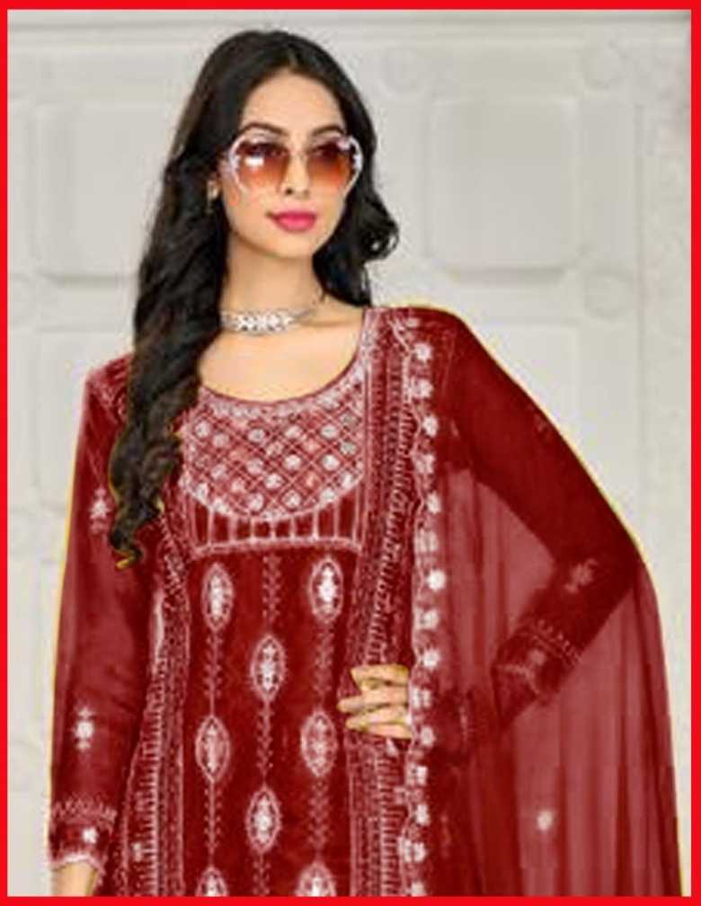 Zuraiq 114 ABCD Catalog pakistani party suits