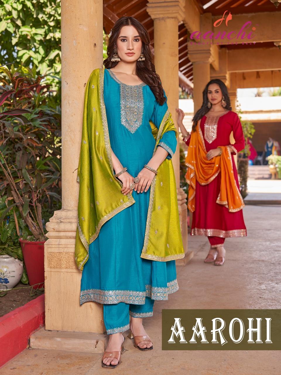 Aanchi Aarohi Catalog summer kurti dresses 2025 india 