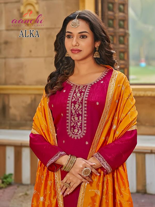 Aanchi Alka catalog top 10 kurti brands in india