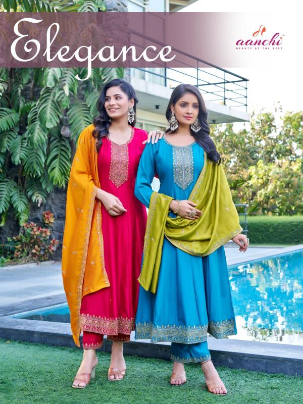 Aanchi Elegance catalog blue kurti online biba india