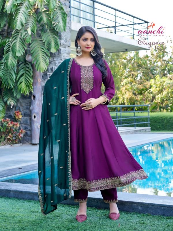Aanchi Elegance catalog blue kurti online biba india