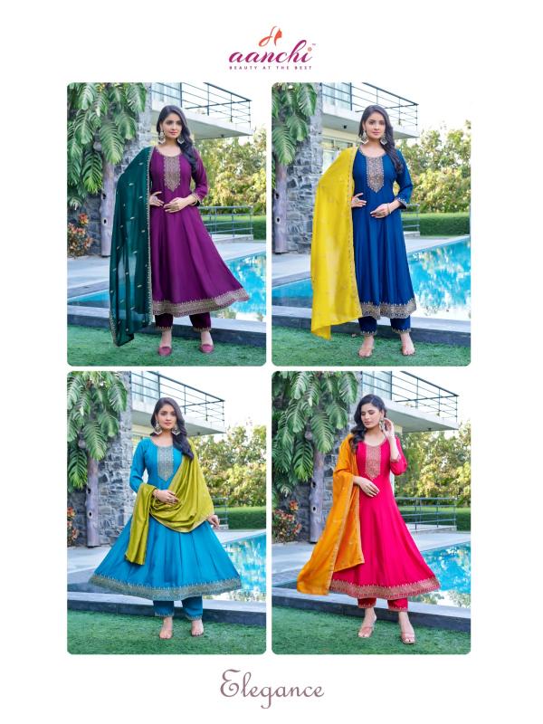 Aanchi Elegance catalog blue kurti online biba india
